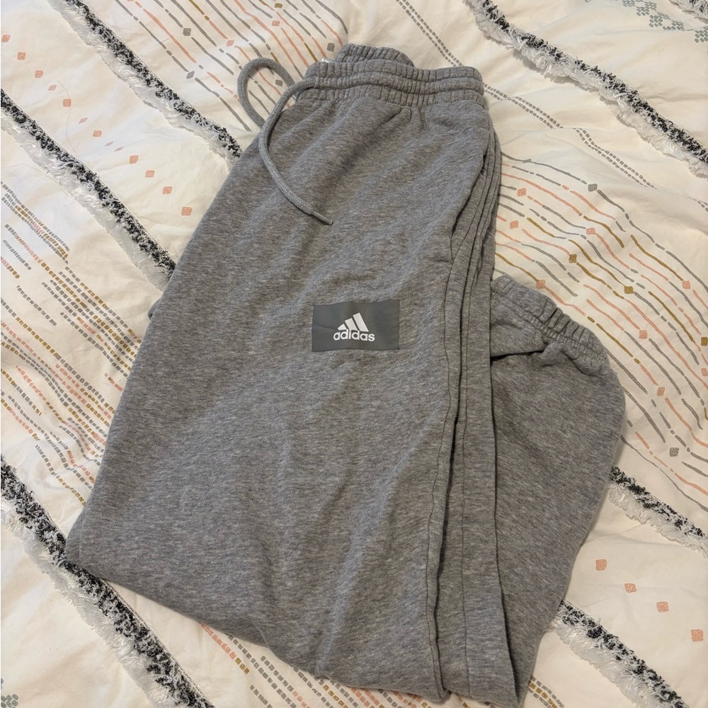 Adidas women’s Gray Jogger Pants